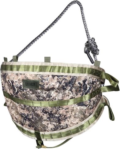 UIIHUNT Tree Saddle, The Gen 1 Hunting Saddle, Lightweight Hammock Tree Saddle, Comfortable Saddle Hunting Accessories, Includes Adjustable Bridge, Essential Tree Stand Accessories in Saudi Arabia