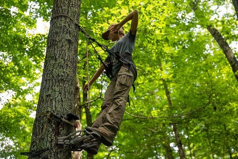 UIIHUNT Tree Saddle, The Gen 1 Hunting Saddle, Lightweight Hammock Tree Saddle, Comfortable Saddle Hunting Accessories, Includes Adjustable Bridge, Essential Tree Stand Accessories in Saudi Arabia