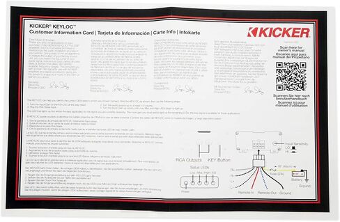 Kicker KEYLOC DSP Smart Powered Line-Out Converter 47KEYLOC (Renewed) in Saudi Arabia