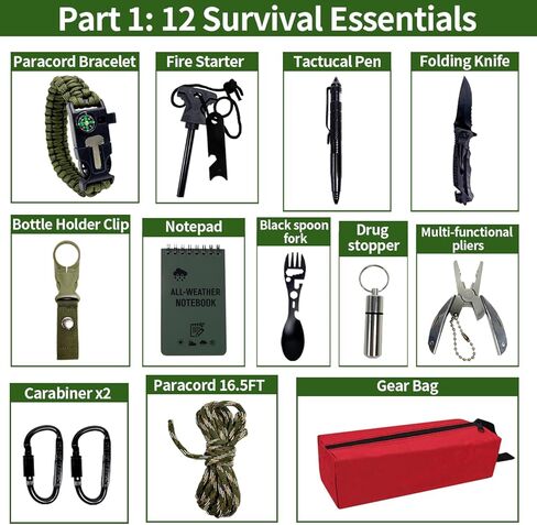 Survival Advent Calendar 2025 for Men – 24 Days Countdown Gift Box for Boyfriend or Husband | Unique Survival Kit & Mini Tools Cool for Men, Teen Boys & Adults in Kuwait