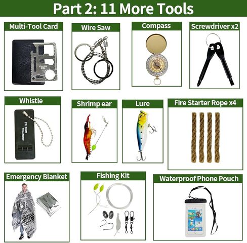 Survival Advent Calendar 2025 for Men – 24 Days Countdown Gift Box for Boyfriend or Husband | Unique Survival Kit & Mini Tools Cool for Men, Teen Boys & Adults in Kuwait