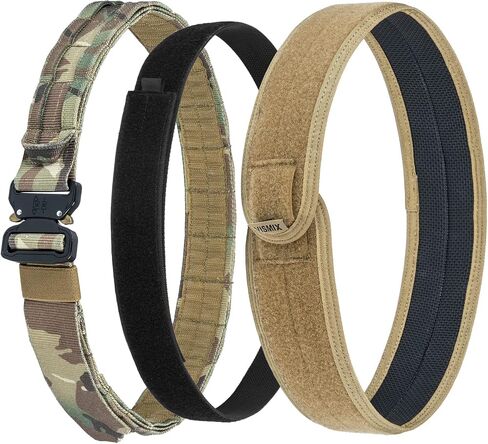 VISMIX Tactical Belt, Quick Release 1.75" MOLLE Battle Belt with Inner Belt and Anti-Slip Pad- Heavy Duty Battle Belts in Saudi Arabia