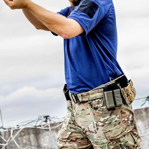 VISMIX Tactical Belt, Quick Release 1.75" MOLLE Battle Belt with Inner Belt and Anti-Slip Pad- Heavy Duty Battle Belts in Saudi Arabia