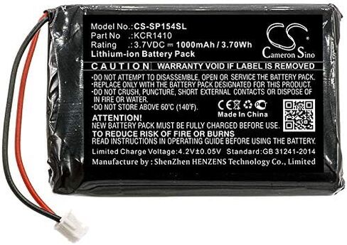Replacement Battery Compatible with Sony CUH-ZCT2, CUH-ZCT2E, CUH-ZCT2J, CUH-ZCT2K, CUH-ZCT2M, CUH-ZCT2U 2016, Playstation 4, Playstation 4 Controller, Part Number: KCR1410 1000mAh/3.7V in Saudi Arabia