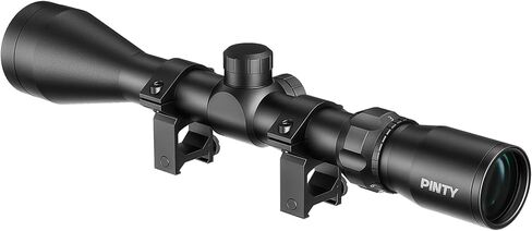 نطاق بندقية PINTY 3-9x40 مع شبكاني مضيء باللون الأحمر/الأخضر ومحدد المدى، وعدسة متعددة الطبقات مع حوامل لسكة Picatinny in Saudi Arabia