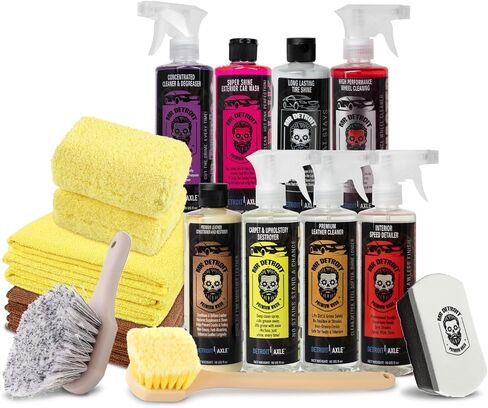 Mr. Detroit - 20" Long Handle Wash Brush w/Heavy Duty Non-Slip Handle for All Wheels Tire, Like Automobile, Motorcycle, Bicycle and Ship in Saudi Arabia