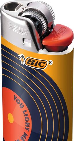 BIC Maxi Pocket Lighter, Special Edition Nostalgia Collection, Assorted Unique Lighter Designs, 8 Count Pack of Lighters in Saudi Arabia
