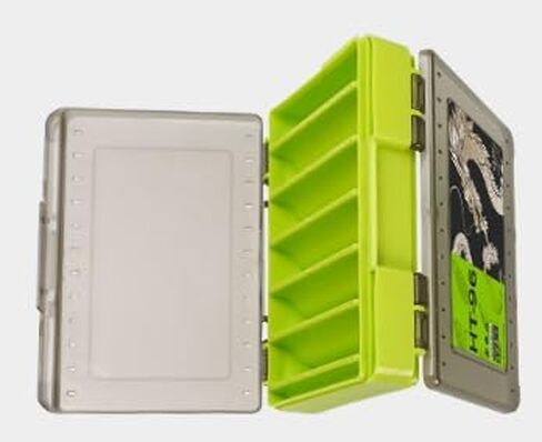 Waterproof Fishing Tackle Box with Dividers & Tray | Organized Tackle Storage for Fishing Gear-Yellow in Saudi Arabia