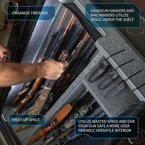 Gun Storage Solutions Rifle Rod Expansion Pack - Gun Rack Rifle Rods, Organize Your Gun Safe, Extra Rifle Rods, (Fabric Sold Separately or in Our Starter Packs) in Saudi Arabia