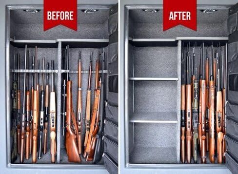 Gun Storage Solutions Rifle Rod Expansion Pack - Gun Rack Rifle Rods, Organize Your Gun Safe, Extra Rifle Rods, (Fabric Sold Separately or in Our Starter Packs) in Saudi Arabia