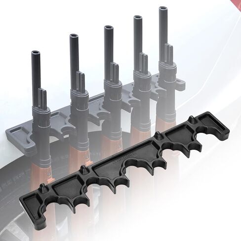 Magnetic Rifle Rack, Durable Rubber Gun Rack for Gun Storage, Magnetic Gun Holder in Gun Cabinet, Shotgun Rifle Barrel Rest Gun Safe Organizer Indoor Gun Racks in Saudi Arabia