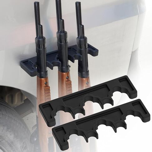 Magnetic Rifle Rack, Durable Rubber Gun Rack for Gun Storage, Magnetic Gun Holder in Gun Cabinet, Shotgun Rifle Barrel Rest Gun Safe Organizer Indoor Gun Racks in Saudi Arabia