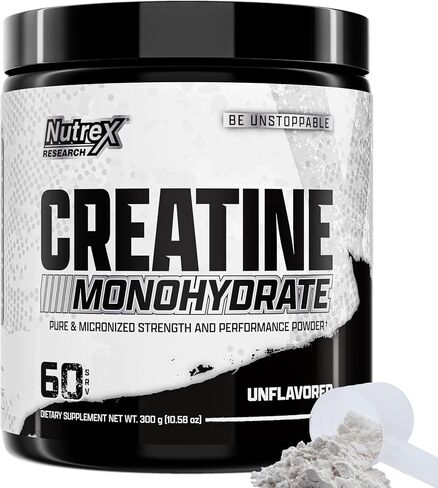 Nutrex Research Ultra Pure Creatine Monohydrate Powder Unflavored | 5G Micronized Creatine Powder for Muscle Gain, Strength, Endurance and Recovery (80 Servings (Pack of 1)) in Saudi Arabia