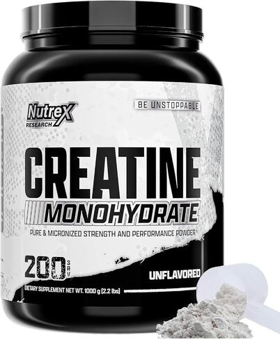 Nutrex Research Ultra Pure Creatine Monohydrate Powder Unflavored | 5G Micronized Creatine Powder for Muscle Gain, Strength, Endurance and Recovery (80 Servings (Pack of 1)) in Saudi Arabia