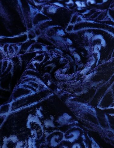 التستر النسائي Burnout Velvet Cardigan الزي غير الرسمي الطويل على Kimono مع شرابة in Saudi Arabia