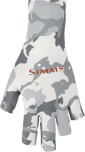 قفازات Simms SolarFlex UPF 50+ بدون أصابع - حماية ممتازة لليدين، سريعة الجفاف، قابلة للتنفس، درع للأشعة فوق البنفسجية لصيد الأسماك والأنشطة الخارجية، خفيفة الوزن ومتينة in Saudi Arabia