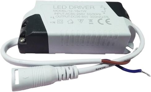 Supply 12-18W Panel Light Spotlight Downlight LED Drive Power Supply DC Interface Male and Female Adjustable Current(12-18W(230-250MA)) in Saudi Arabia