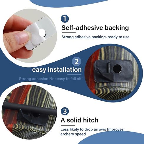 Arrow Rest for Recurve Bow Archery Table Archery Museum Shooting Outdoor Training Arrow Seat with Adhesive Backing Reverse Bow Archery in Saudi Arabia