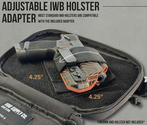 Concealed Carry Sling Bag for Men & Women - Crossbody Tactical EDC Bag with CCW Fast Access - Included IWB Holster Adapter in Saudi Arabia