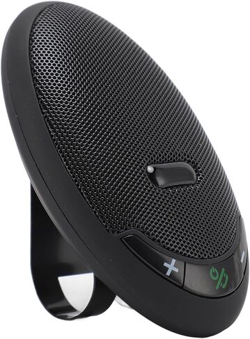 Zunate Bluetooth 5.0 in Car Speakerphone with Clip, 4W Speakerphone, Hands Bluetooth 5.0 Car Kits Support Voice Helper, EDR in Car Speaker in Saudi Arabia
