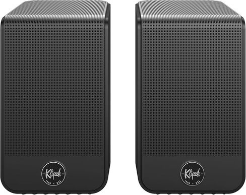 Klipsch Flexus SURR 200 Dolby Atmos Enhanced Surround Speakers - Black. Works Exclusively Flexus Sound Bars in Saudi Arabia