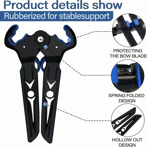 Bow Stand for Compound Bow Arrow Eight Bow Holder Composite Archery Rubber Holder Straight Draw Recurve Bow Landing Bow Holder Support Bracket in Saudi Arabia