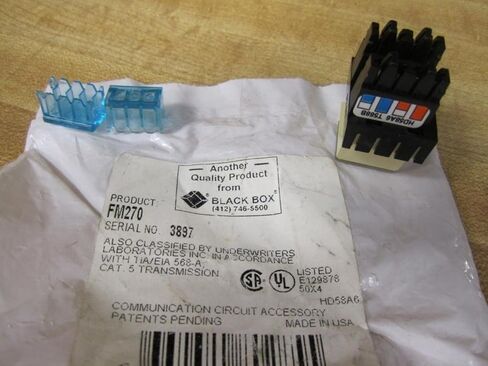 Black Box FM270 Jack T568B (Pack of 19) in Saudi Arabia