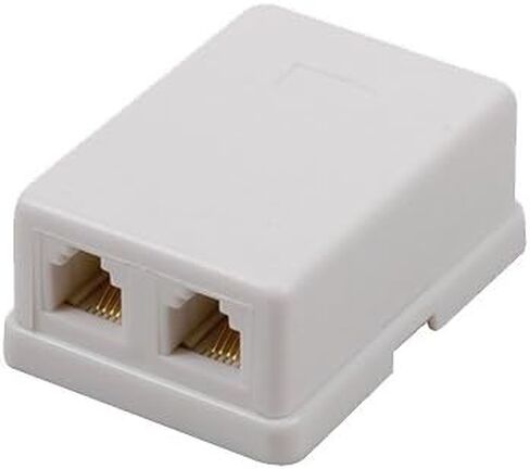 TP2662WHR Surface Mount Telephone Jack - White in Saudi Arabia