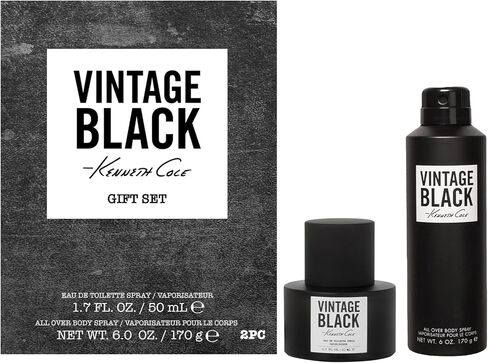 Kenneth Cole Vintage Black Body Spray for Men, 6.0 Fl. Oz. in Saudi Arabia