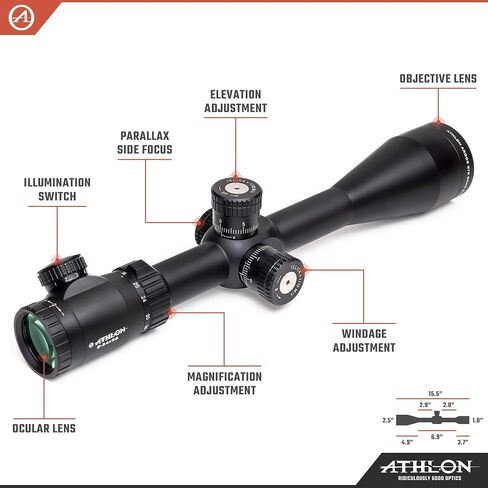 Athlon Optics Argos BTR GEN2 8-34X56 مناظير المستوى البؤري الأول in Saudi Arabia