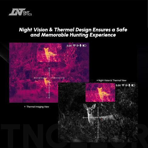 DNT Optics TNC225R ThermNight Thermal & Night Vision Multispectral Scope with Laser Rangefinder and Ballistic Calculator in Saudi Arabia