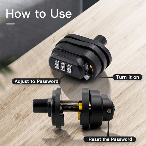 RioRand Trigger Lock 3 Digit Set Your Own Combination Gun Loc 5PCS in Kuwait