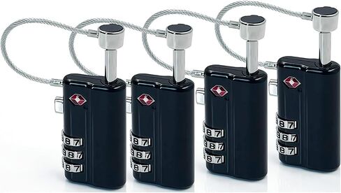 Gun Lock TSA Approved, Heavy-Duty Steel Security Padlock for Gun Cases, Hand& Rifle Gun case 、Pelican Gun case Lock, Child Safe & Cut Resistant Firearm Lock for Pistol（2Pack in Saudi Arabia