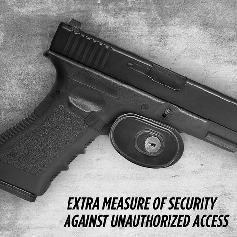Guard Dog Security Trigger Lock, Gun Lock with Key, Adjustable Ratchet Mechanism, Easy-to-Attach Gun Locks with Protective Rubber Pads for Pistols, Rifles, & Shotguns in Saudi Arabia