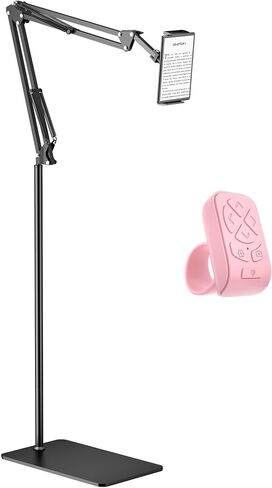 حامل هاتف مغناطيسي على شكل رقبة الإوزة للاستلقاء على السرير، حامل على أرضية السرير قابل للتعديل بارتفاع مع ذراع مرن لتمرير iPhone Tiktok، حامل للهاتف على اللوح الأمامي للقراءة in Kuwait
