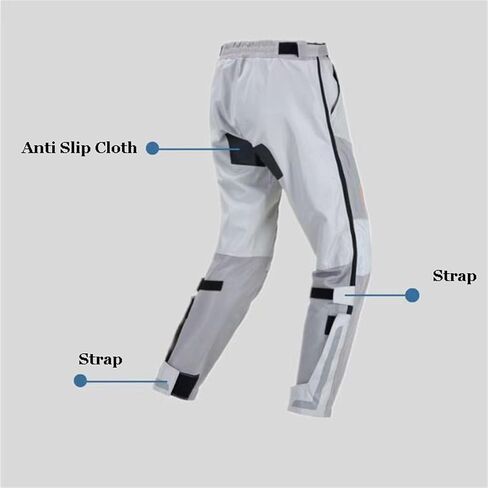Summer Detachable Motorcycle Riding Pants, Man Women Quickly Take Off Wear Resistant Breathable Pants with Full Leg Zipper in Saudi Arabia
