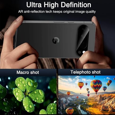 Wiaocit 4 عبوات من واقي عدسة الكاميرا الزجاجي المقوى لهاتف Google Pixel 10 Pro XL، صلابة 9H، مضاد للخدش، سهل الاستخدام in Kuwait