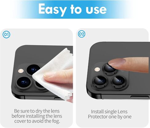 Xfilm for iPhone 17 Pro / 17 Pro Max Camera Lens Protector Bling, Individual Diamond Metal Ring with 9H Hardness, Scratch-Proof Camera Screen Protector, Stylish Accessories, Case Friendly (Silver) in Saudi Arabia