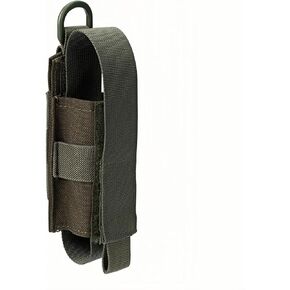 حامل مصباح يدوي تكتيكي، حامل شعلة MOLLE MK4 OC/Mace، حامل علبة رذاذ الفلفل، EDC، حقيبة ضوء فلاش، حقيبة متعددة الأدوات مع حزام ومشبك كبس للواجب/حزام القتال، حقيبة الظهر، صدرية الصدر in Kuwait