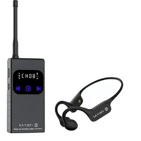 Waterproof Bone Conduction Bluetooth Push - to - Talk Receiver Headset, Supports Real-time Coach Communication, IPX8 Waterproof, 100-meter Reception Range in Saudi Arabia