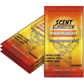 4 عبوات من 60 قطعة من أوراق مجفف إزالة الروائح الكريهة، أوراق تجفيف خالية من الروائح للصيد، منعم الأقمشة للصيادين، للأقمشة، ملابس الغزلان، ملحقات الصيد in Kuwait