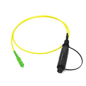Fiber Patch Cable Opti Tap, 0.3M (1FT), Simplex SMF(G.657.A2), Opti-Tap SC/APC to Single SC/APC with 5.0MM LSZH Jacket, 2M, Test Cable in Saudi Arabia