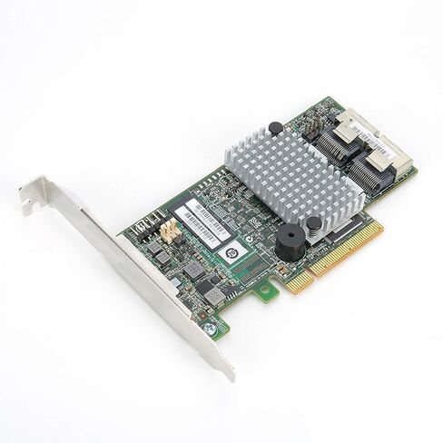 بطاقة تحكم SUNGOOYUE LSI ذات 8 منافذ SATASAS، PCI Express 2.0 X8، ذاكرة تخزين مؤقت DDRIII سعة 512 ميجابايت، 6 جيجابت في الثانية، مع دعم 0/1، للخوادم وأنظمة التخزين in Kuwait