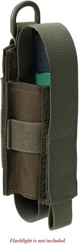 حامل مصباح يدوي تكتيكي، حامل شعلة MOLLE MK4 OC/Mace، حامل علبة رذاذ الفلفل، EDC، حقيبة ضوء فلاش، حقيبة متعددة الأدوات مع حزام ومشبك كبس للواجب/حزام القتال، حقيبة الظهر، صدرية الصدر in Kuwait