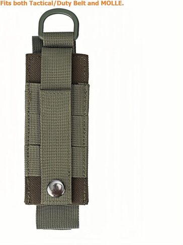 حامل مصباح يدوي تكتيكي، حامل شعلة MOLLE MK4 OC/Mace، حامل علبة رذاذ الفلفل، EDC، حقيبة ضوء فلاش، حقيبة متعددة الأدوات مع حزام ومشبك كبس للواجب/حزام القتال، حقيبة الظهر، صدرية الصدر in Kuwait