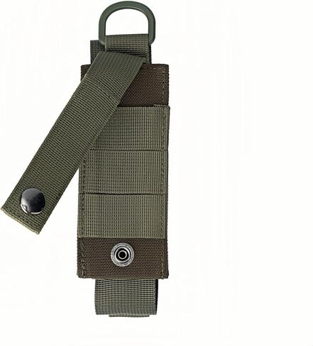 حامل مصباح يدوي تكتيكي، حامل شعلة MOLLE MK4 OC/Mace، حامل علبة رذاذ الفلفل، EDC، حقيبة ضوء فلاش، حقيبة متعددة الأدوات مع حزام ومشبك كبس للواجب/حزام القتال، حقيبة الظهر، صدرية الصدر in Kuwait