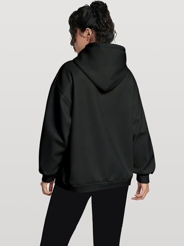Womens Oversized Hoodies Fleece Hooded Sweatshirts Comfy Sweaters Loose Fit Pullover Fall Winter Clothes in Saudi Arabia