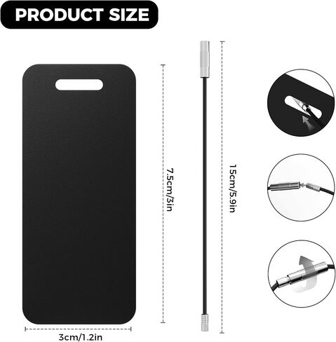 Personalized Luggage Tags, Custom Luggage Tags 4 Pack TSA Approved Double Sided Laser Engraving, Metal Luggage Tag for Suitcases with Stainless Loops, Name Tag for Bags, Backpacks (Red) in Saudi Arabia