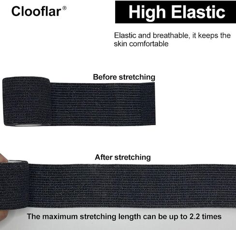 16 حزمة من الضمادات ذاتية اللصق، 2 بوصة × 5 ياردات، غلاف ضمادة متماسكة مطاطية باللون البيج للرياضة، الإسعافات الأولية الطبية، المعصم، التواء الكاحل، التورم واللفائف البيطرية، شريط قبضة in Kuwait