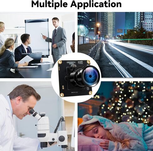 وحدة كاميرا Starvis USB 0.0001Lux فائقة الإضاءة H.264 HDR 1080P وحدة كاميرا ويب أمان مع توصيل وتشغيل عدسة بزاوية واسعة 110 درجة لنظام التشغيل Linux Windows Raspberry Pi in Saudi Arabia